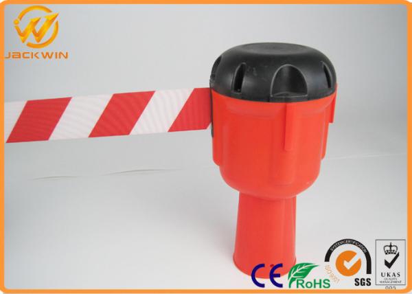 9 meters Extensible 2 width Nylon Webbing Traffic Cone Topper in Yellow / Black and Red / White