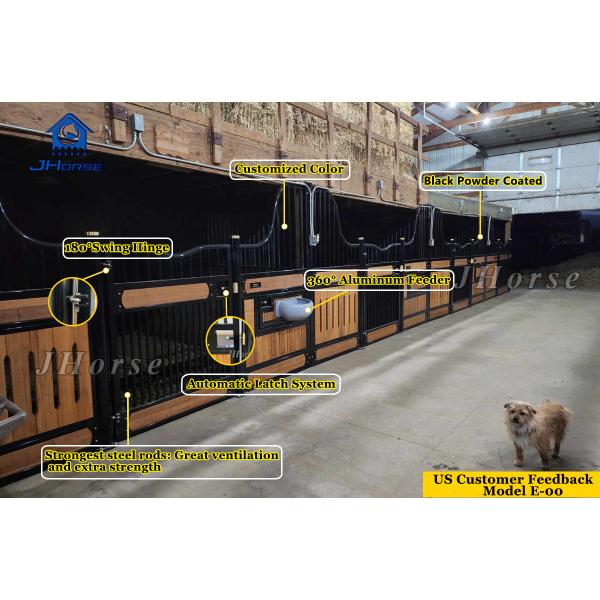 Inch Panel Thickness Customized Horse Stall with Customization Options