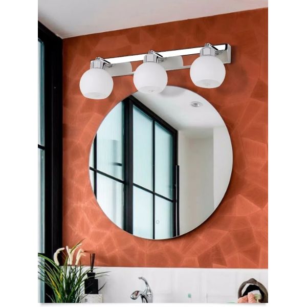 Crystal Bathroom Black Chrome Vanity wall Light Stainless Steel  Over Mirror Lights(WH-MR-90)