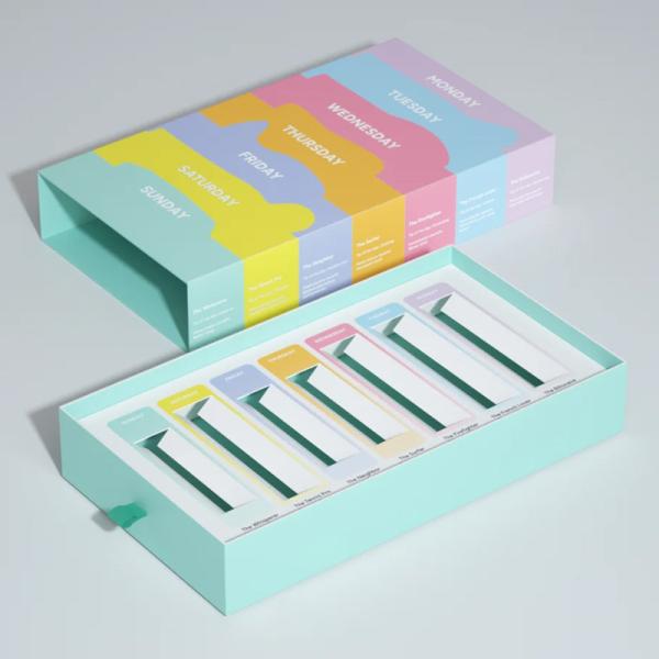 Skincare Product Packaging Box Drawer Type Cosmetic Gift Box for Essence