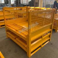 Fermeture à glissière à chargement lourd, cage à palettes, poudre galvanisée, capacité de charge de 1000 kg à 2000 kg