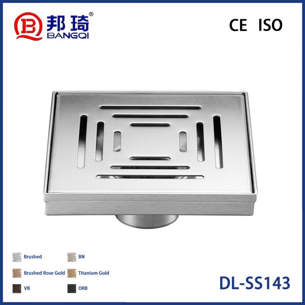 DL-SS143 Drainage de plancher en acier inoxydable européen