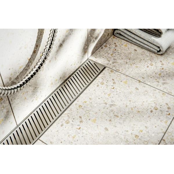 Modern Simple Fashion SS 304 316 Stainless Steel Linear Showroom Floor Drain Invisible