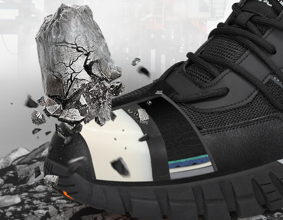 Men's Summer Breathable Insulated Work Shoes 10KV Steel Toe Safety Shoes Puncture & Impact Resistant Soft Sole Electrician Shoes
