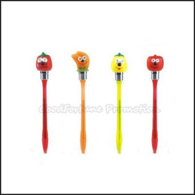 Led Light Kids Cartoon Ballpoint Pen Fête d'Halloween École Design élégant