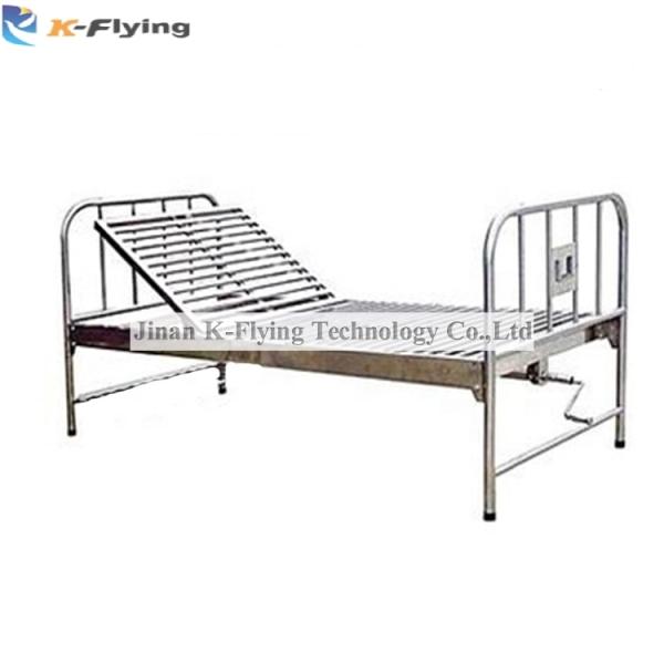 Stainless Steel 201 304 One Function Single Shake Manual Nursing Bed