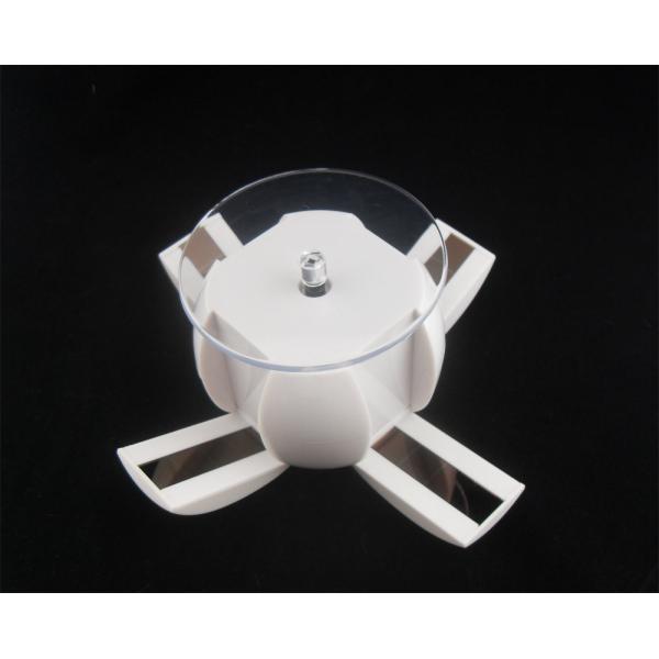 Unique apple shaped sunglasses solar rotary display, can work indoors with competitive price