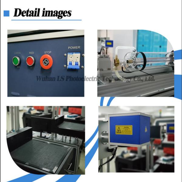 100W 400*400mm CO2 glass tube laser marking engraving machine
