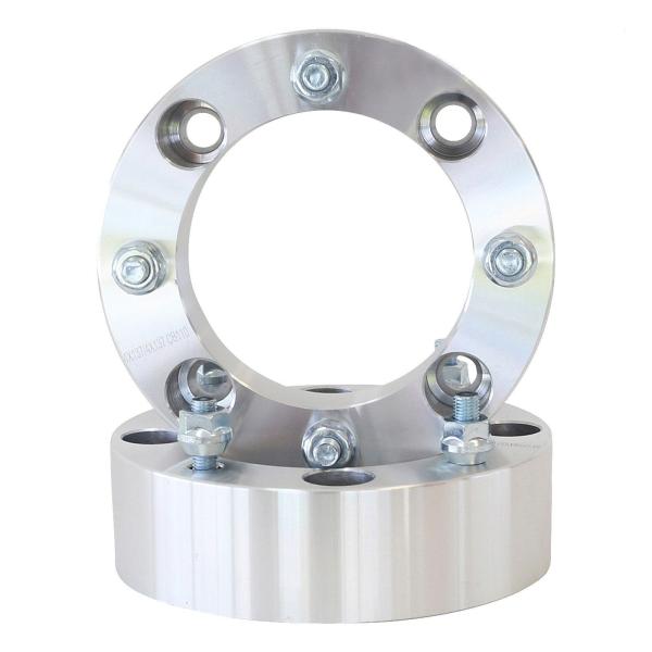 CNC 4x137 Atv Wheel Spacers Machined Polished For Kawasaki / Mule / Bayou