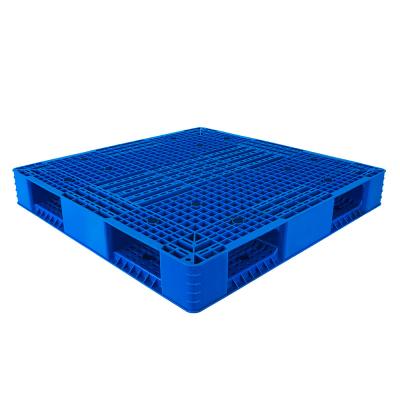 Manipulação de materiais Paleta de plástico pesado Euro Standard de duas faces com barra de aço