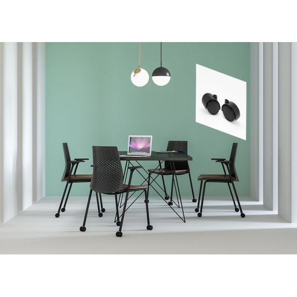 Top Plate Mounting Chair Rolling Wheels with Nylon Material