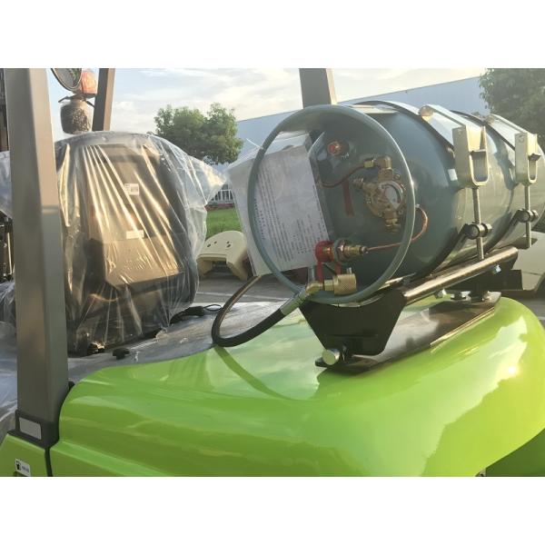 Газовый СПГ бензиновый двухтопливный вилочный погрузчик с регулируемым расположением кабины и стальной бутылкой