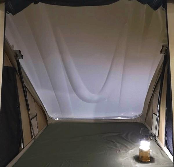 Barraca de cobertura externa cinza prateada rígida externa universal com ventilação 210*125*90 cm