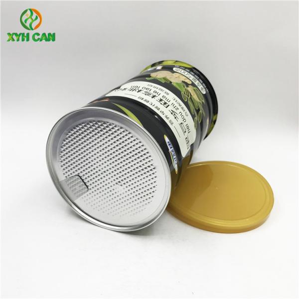 O leite pulveriza o produto comestível Tin Can Plastic Lids Custom de pó de leite de Tin Can 300g-500g impresso