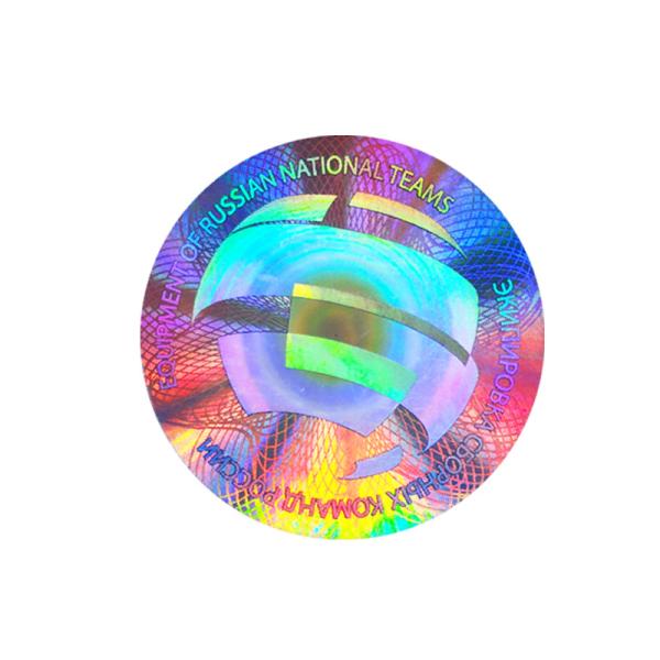 Напечатанные 3D изготовленные на заказ наклейки Пвк серебра голограммы обозначают сияющий прилипатель