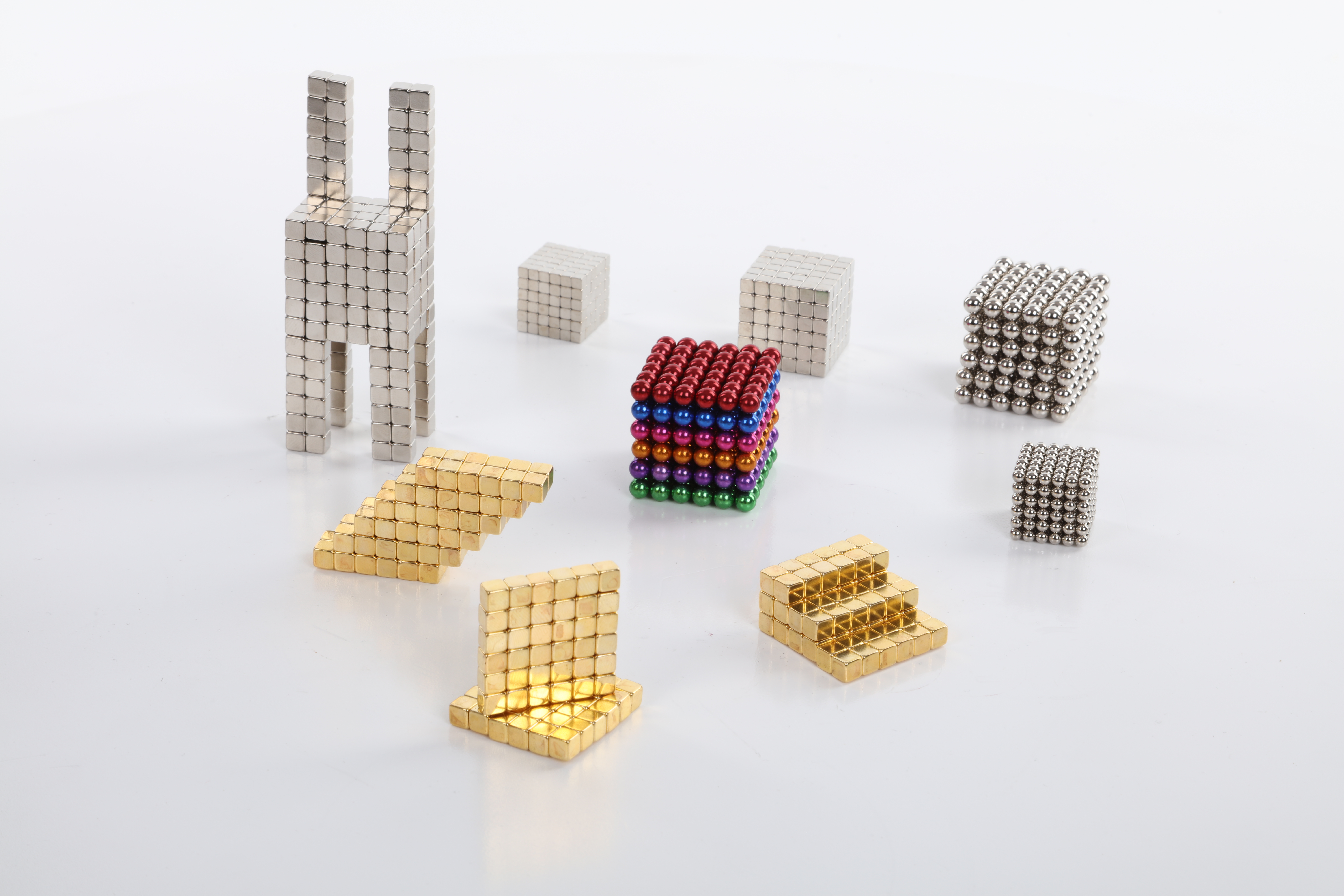 Синтер кубы игрушки 5mm магнита 216 частей магнитные