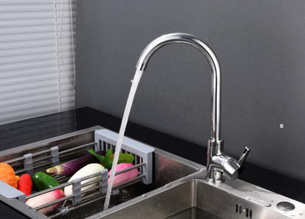 Classic Hot Cold Water ODM 304 SS Rotatable Kitchen Sink Faucets