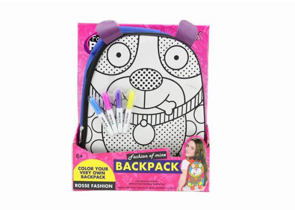 DIY Painting Backpack Arts And Crafts Toys Draw Your Own School Backpacks