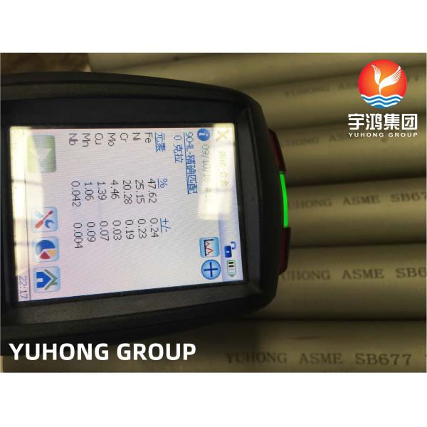 Tubería de aleación de níquel ASME SB677 TP904L para aplicaciones industriales