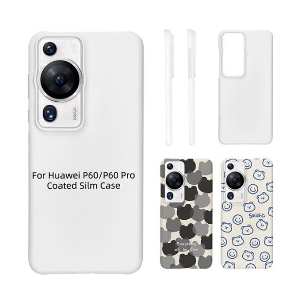 Sublimation Phone Case Blanks Custom Logo Polymer 3D Sublimation Mobile Cover For Huawei P60 P50