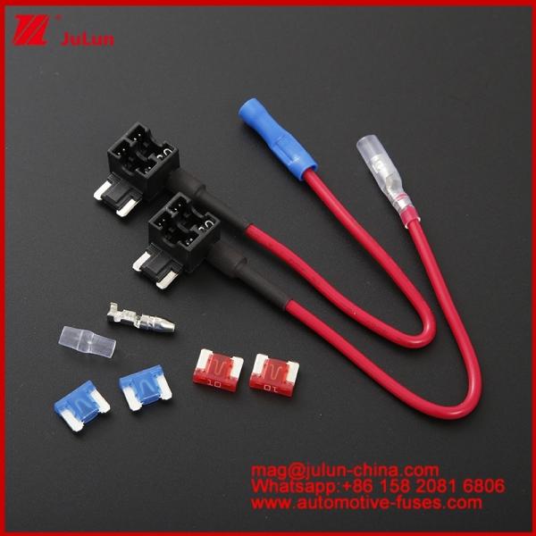 ATS / Low Profile Mini/Micro2/Micro3 Fuse Holder Mini Low Profile  Add-a-Circuit Fuse Tap Bullet Connector Adapter Micro Inline Fuse Holder