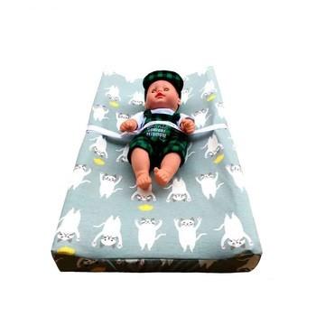 Washable Cover Baby Changing Table Pad , PU Foam Nappy Changing Mat For Hospital