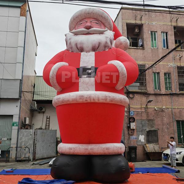 Férias inflável decoração de Natal inflável Papai Noel Papai Noel desenhos animados de Natal