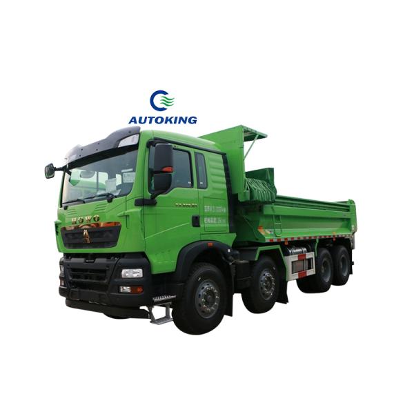 31-40 Tons Capacity 2 Passengers 12 Wheel HOWO Dump Truck 375 HP