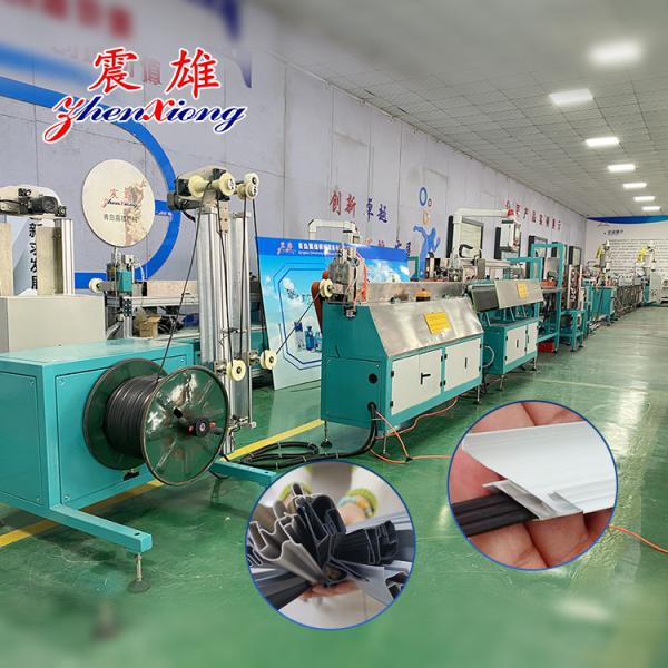 33m X 1.5m X 1.8m Door Gasket Production Line Magnetic Strip Inserting Machine