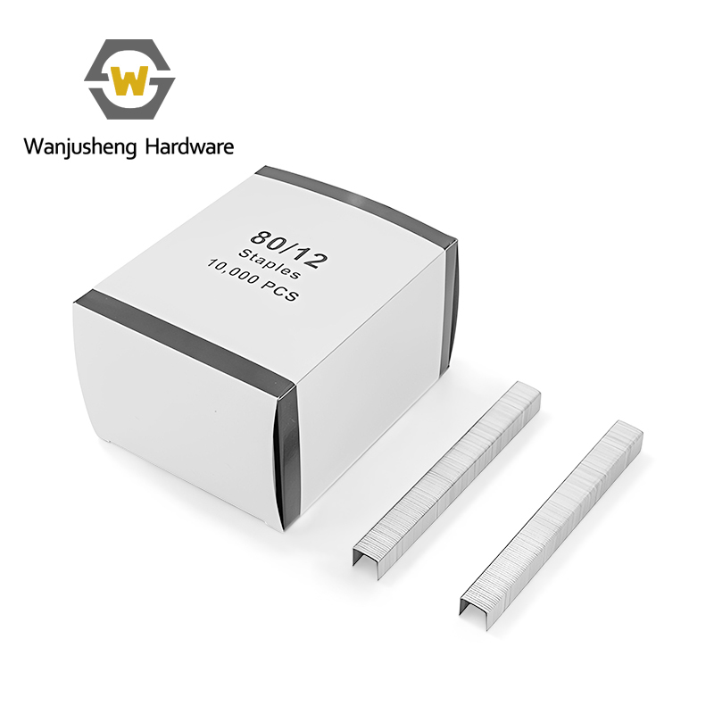 8012 U-Shaped Galvanized Pneumatic Staples for Sofas and Cabinets
