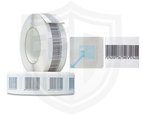 Anti etiquetas da etiqueta do código de barras do roubo, etiquetas do impedimento do roubo 1000 PCS/Roll