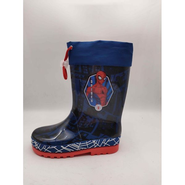 Chaussures de pluie en PVC pour enfants avec doublure amovible style Wellington Chelsea