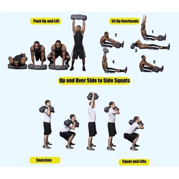 Fitness Energy Pack Fitness Muscle Boosting Bulgarian Pack Explosive Fitness Training Bag Weightlifting Equipment