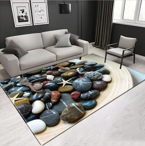 European and American polypropylene woven stone Living Room, Bedroom Living Room Floor Carpets