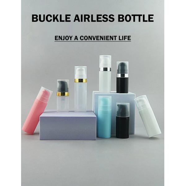 Soporte Botella de Bomba Airless de Plástico de 5ml 10ml 15ml Personalizada Utilizada para Envases de Cuidado de la Piel