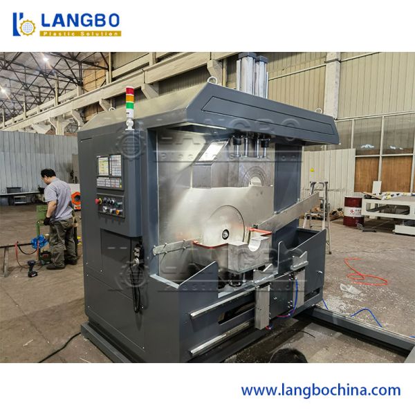 PVC Water Pipe Making Extrusion Machine PVC Thread Cutting Machine