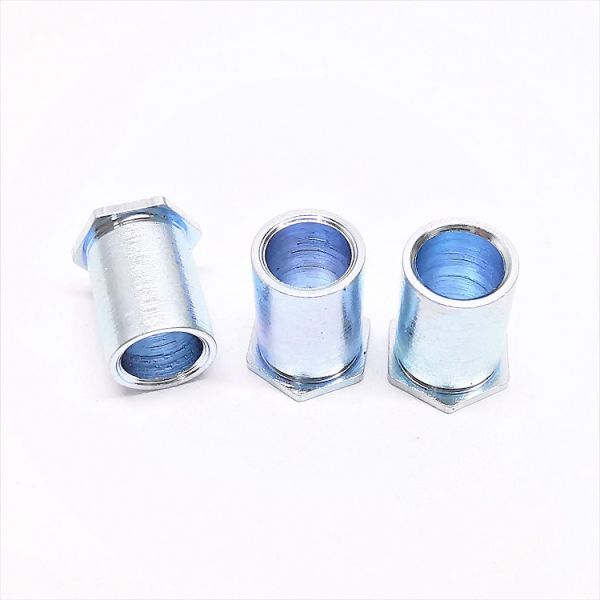 Steel Plain Hole Nut Column Slotted Hex Head Parts Rivet Nut M3-M6