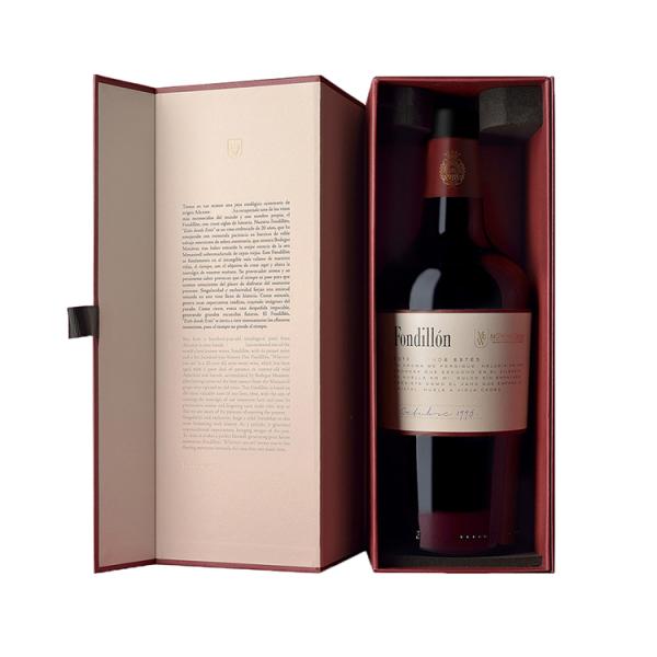 Embossing Wine Gift Box Packaging , Bottle Wine Eco Friendly Gift Box Packaging