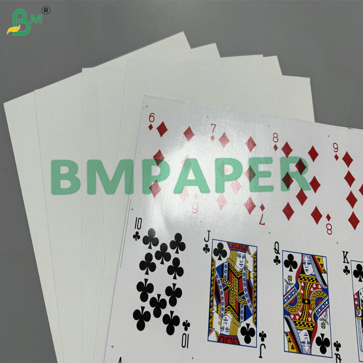 Premium 300gsm 310gsm Linen Finish Black Core Poker Card Stock for Custom Deck Manufacturing