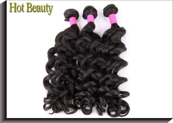 Brazilian Big Wavy Natural Color 6A Grade Virgin Human Hair Extensions