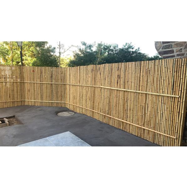 Home Rolled Bamboo Screen Fencing Backyard Garden Decorative Bamboo Paneling