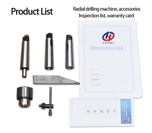 Radial Drilling Machine Z3050 Manual Feed Hydraulic Speed Change 50mm Drilling Diameter Radial Drill