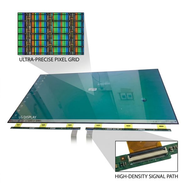 LG 55 Inch 4K Ultra HD TV Display Panel with 60Hz Refresh Rate and IPS Technology