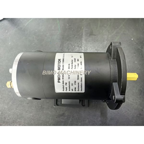 China Brush DC Motor 1/2 Hp  1800 RPM 24VDC, 56C TEFC PMDC motor with Foot