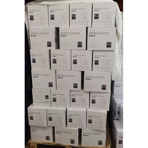 Nitrile Powder Free Disposable Gloves Bulk Black Color