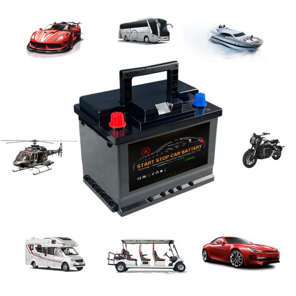 12Volt 12.8Volt Car Starter Lithium Battery LifePO4 40ah - 100ah  1100CCA Start Stop