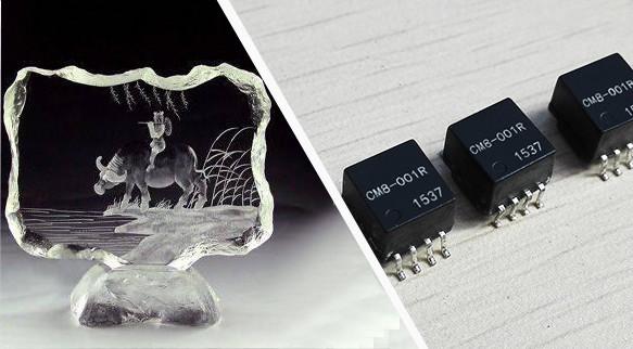 Plastic Key Button UV Laser Marking Machine For Cable Computer Components