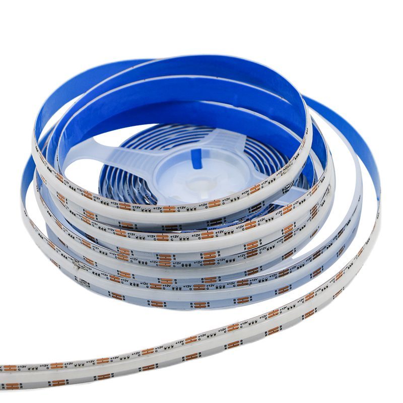 COB LED Tape Light 840led/m Color Changing DC24V Flexible COB RGB LED Strip IP33