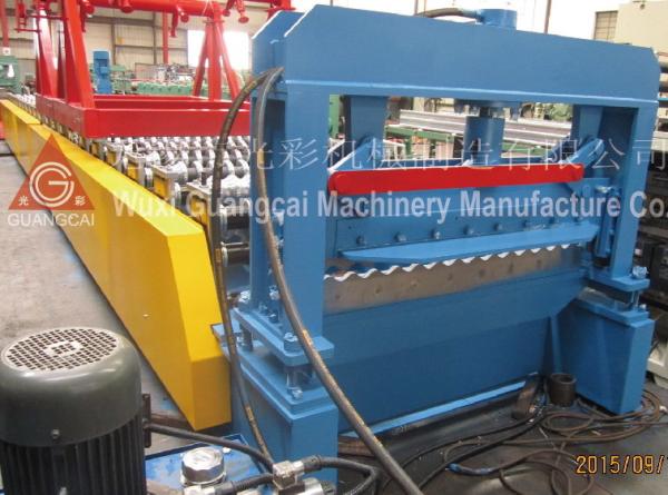 Corrugated Sheet Cold Roll Forming Machine / Metal Roofing Sheet Making Machine