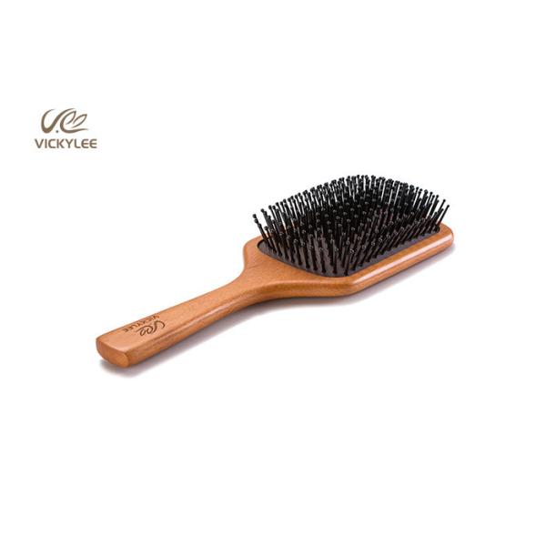 Natural Wood Fashionable 25cm Large Paddle Brush